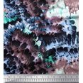 thumbnail image 1 of Soimoi Crepe Silk Fabric Feather Texture Fabric Prints by Yard 42 Inch Wide, 1 of 3