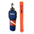 thumbnail image 1 of Marqueur de Surface Bouée - Tube de Signal de Bouée de Plongée sous-Marine Gonflable Haute Visibilité avec Sac de Rangement - Assurer la Natation, 1 of 7