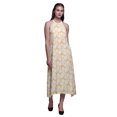thumbnail image 1 of Bimba Robe Teinture sur Nœuds Décontractée Longue Dos Nu à Col Licou pour Femme Robe de Plage Imprimée - Moyen, 1 of 1