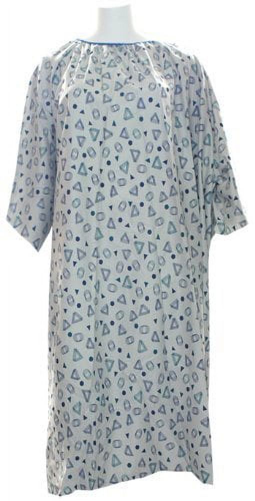 Plus Size Hospital Gown 5x (Geo Grey)