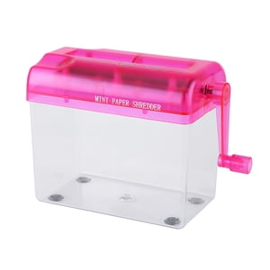 HRENWIVY A6 portatif Mini Découpe manuelle de papier, rose