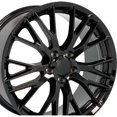 thumbnail image 4 of 19 Pouces Réplique CV22 Compatible Chevrolet Corvette C7 Z06 19x8.5 Noir, 4 of 4