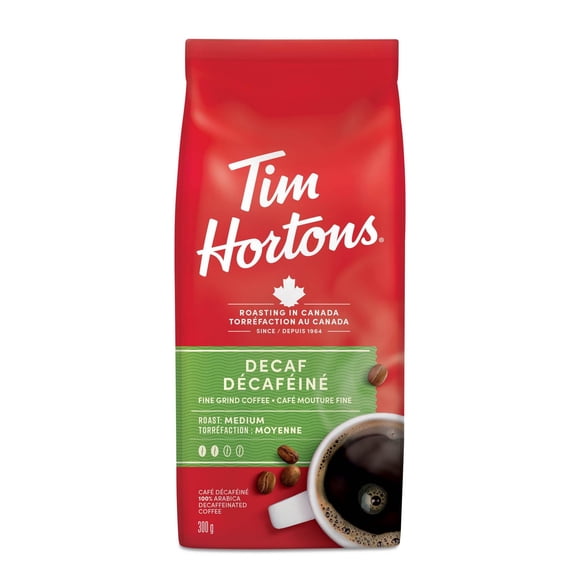 Tim Hortons Fine Grind Decaffeinated Coffee