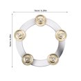 thumbnail image 4 of OUNONA Accessoire Cymbale Tambourin Monté Doré Lot de 1 pour Amélioration du Rythme, 4 of 8