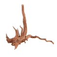 thumbnail image 2 of Natural Wood Trunk Driftwood Tree Aquarium Fish Tank Plant Stump Ornament Decor, 2 of 5