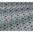 thumbnail image 4 of oneOone Tissu Jersey Coton Bleu Clair Rouge Insecte Matériel de Robe Tissu Imprimé Tissu au Mètre 58 Pouces de Large, 4 of 4