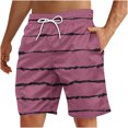 thumbnail image 2 of Soki Shorts de Plage Décontractés pour Hommes Shorts à Rayures en Liquidation, 2 of 5