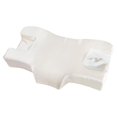 thumbnail image 2 of Memory Foam Neck Pillow Comfortable Bedding Pillow Face Cervical Pillow Back White, 2 of 9