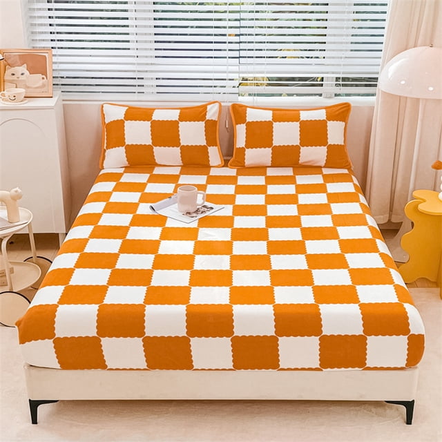 Drap-housse Matelassé pour Protection de Matelas / Antidérapant, Respirant et Chaud, Housse de Drap d'Hiver