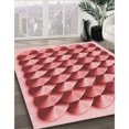 thumbnail image 3 of Ahgly Company Tapis d'Intérieur Rectangulaire Transitionnel Pastel Rose Lavable à la Machine, 8 Pieds x 12 Pieds, 3 of 7