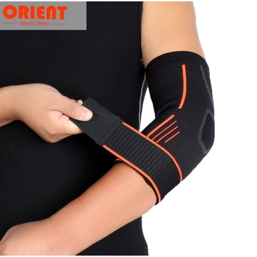 Agiferg Outdoor Sports Elbow Support Brace Pad Injury Aid Strap Guard Wrap Band