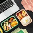 thumbnail image 2 of Wamans Bento Box for Adults Plastic Lunch Box Fresh-Keeping Box Microwave Oven Heating Sealed Thermal Insulation Bento Box Lunch Box with Tableware Clearance Items, 2 of 7