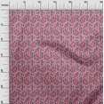 thumbnail image 2 of oneOone Polyester Lycra Fabric Leaves & Floral Block Print Sewing Fabric BTY 56 Inch Wide, 2 of 4