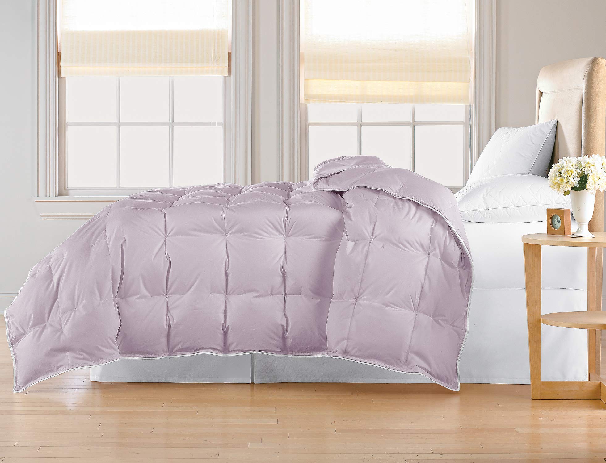 Blue Ridge Home Fashions, Inc. Microfiber White Goose Full-Queen in Lilac Color DOWN/DOWN DOWN/DOWN BLEND COMFORTER,