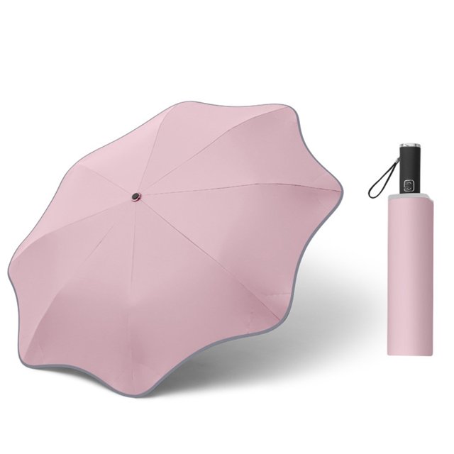 Coofit Sun Umbrella Automatic Windproof - Reflective Travel Umbrella Compact Umbrella