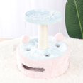 thumbnail image 3 of Esquirla Cozy Cat Tree Exercise Scratching Post Frame Interactive Play with Toy, 3 of 8