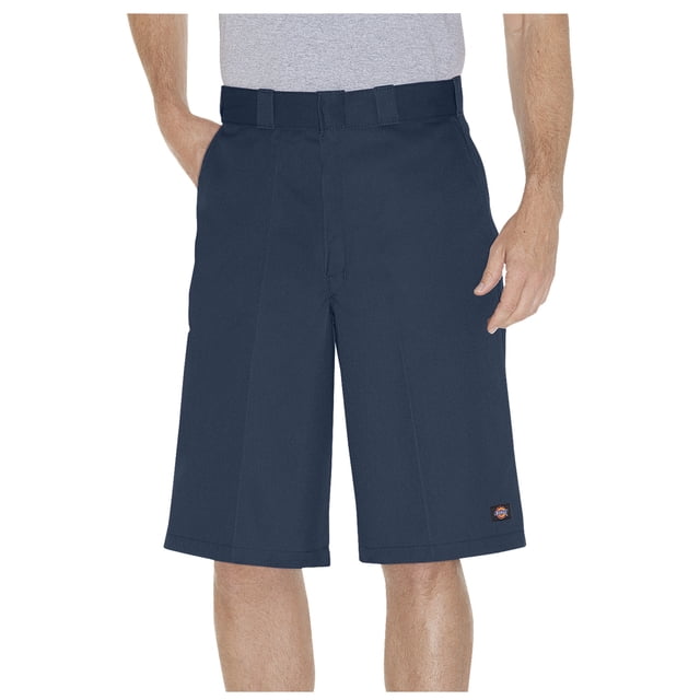 Dickies Mens 13 Loose Fit Multi-Use Pocket Work Shorts, 36, Navy