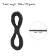 thumbnail image 2 of Uxcell Elastic Cord Heavy Stretch String Rope for Crafting DIY Sewing Hook Straps Camping Tie Down Strap Black 2mm x 100m, 2 of 5