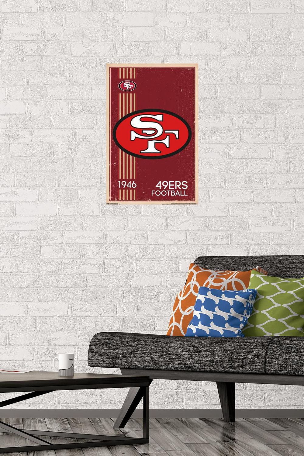 NFL San Francisco 49ers - Retro Logo 14 Wall Poster