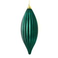 thumbnail image 1 of Vickerman M183262S 8 in. Sea Blue Shiny Line Finial Ornament  4 per Bag, 1 of 1