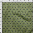 thumbnail image 3 of oneOone Silk Tabby Fabric Floral Block Printed Craft Fabric BTY 42 Inch Wide, 3 of 4