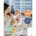 thumbnail image 2 of GROWNSY Baby Bottle Warmer 8-in-1 with Timer ,Temperature Control,Defrost, Sterilizer, Heat Baby Food Jars Function, 2 of 9