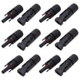 thumbnail image 3 of Solar Photovoltaic Connector, 12PCS Solar Panel Cable Connector Copper Tinned Pins High Temperature Resistance PPO Built In Lock With Wrench For Industry 1000V 30A,1000V 45A,1500V, 3 of 8