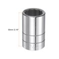 thumbnail image 2 of Unique Bargains 24mm 12 Point Shallow Socket 3/4' Drive Standard Metric Chromium Vanadium Steel, 2 of 5