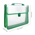 thumbnail image 3 of Enveloppes Transparentes en Plastique pour la Rentrée Scolaire avec Boucle Dossiers Extensibles Format Lettre/a4 Organisateur de Documents pour École Maison, 3 of 4