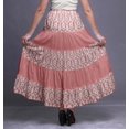thumbnail image 3 of Bimba Jupes Maxi Imprimées Femmes Style Bohème Gitane Longue Jupe en Coton, 3 of 5