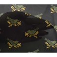 thumbnail image 4 of oneOone Viscose Chiffon Fabric Branch & Bird Block Print Fabric BTY 42 Inch Wide, 4 of 4