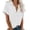 White, variant on fheaev Button Down Shirts Womens Short Sleeve Casual Summer Tops Soft Fashion Collared Work Office Blouses Business Tunic Tops With Pocket