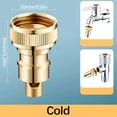 thumbnail image 2 of mtvxesu Brass Automatic Water Stop Connector for Washing Machine, 1/2 Inch Anti-Leak Hose Fitting, 1-Pack, 2 of 3