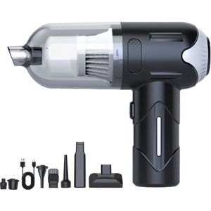 TopLLC Voiture Aspirateur Super Powerful Suction Voiture portable sans fil voiture haute puissance Mini Nettoyeur à vide portable lors de la clairance