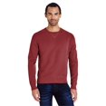 thumbnail image 2 of Hanes Mens Big ComfortWash Garment Dyed Fleece Sweatshirt, S, Cayenne, 2 of 2