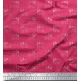 thumbnail image 1 of Soimoi Polyester Crepe Fabric Pug Dog Print Fabric by Yard 52 Inch Wide, 1 of 3