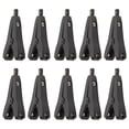 thumbnail image 4 of Insulated  Clips, Positive Negative Test Clamp 10Pcs Portable Gold Plated Brass 25mm Opening  For Multimeter Black, 4 of 8