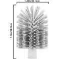 thumbnail image 5 of SPARTA Industrial Tank Brush Head Pipe Brush Head, Drain Brush with 3/4" Thread Hole (Handle Not Included) for Commercial Use, Plastic, 4 x 7.1 Inches, Tan, (Pack of 6), 5 of 5