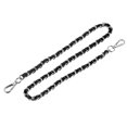 thumbnail image 1 of Unique Bargains Purse Chain Strap, 32' Purse Strap Shoulder Bag Replacement Strap, Black&Silver, 1 of 6