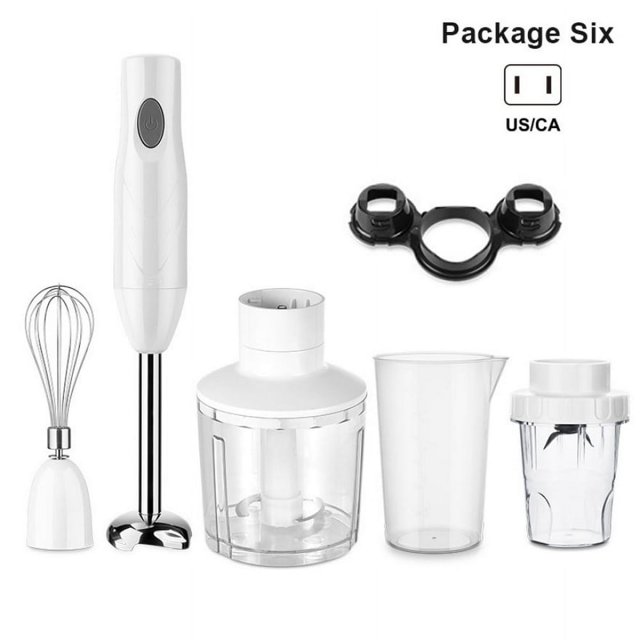 Hand-hold Blender Immersion Blender Stick Blender Chopper Whisk Food Grinder for Smoothie Puree Infant Food