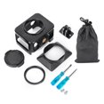 thumbnail image 2 of ANGGREK Camera Cage,PU387B Aluminium Alloy Camera Protection Cage With UV Filter Lens Hood Sports Cameras Accessory For RX0 II,Sports Camera Accessory, 2 of 8