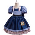 thumbnail image 3 of Déguisement de Lapin pour Filles avec Accessoires Oreilles d'Animal Robe de Princesse Tenues d'Halloween, 3 of 8