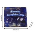thumbnail image 5 of XZNGL Led Outdoor Christmas Decorations Led Binocular Snowflake Projection Lamp 16 Pattern Christmas Snowflake Decoration Lamp Indoor Festive Atmosphere Projector Night Light, 5 of 5