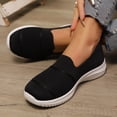 thumbnail image 4 of Mepaouo Chaussures Mocassins de Marche pour Femmes à Enfiler Légères à Bout Rond en Tricot Plates Espadrilles de Course Tennis, 4 of 9