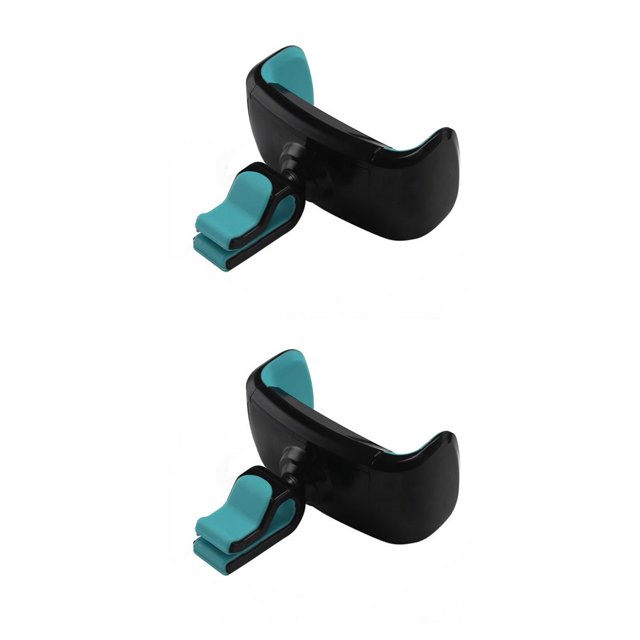 crativent Automotive Smartphone Holder Portable Rubber Lining Removable Rotatable Stand Bracket Rack for 3.5 to 6-inch Phones Dark Blue 2Set