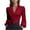 ZA-Red-summer tops blouses women, variant on Wiyuqeen Women's Elegant Satin Long Sleeve Shirts Wrap V Neck Business Tie Belt Shirts Solid Casual Blouse Tops Cropped Tee Shirts