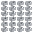 thumbnail image 1 of Sterilite 10 x 8 x 4.25 Inch Woven Rectangular Short Basket (24 Pack), 1 of 11