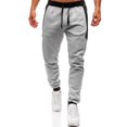 thumbnail image 4 of Men‘S Casual Solid Jogging Elastic Mid Waisted Sports Pants With Pockets Streetwear, 4 of 4