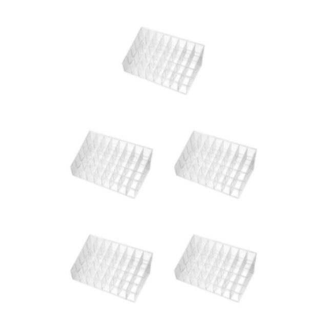 relayinert Compact Cosmetic Organizer Box For Efficient Space Utilization White Multiple 40 grids 5Set