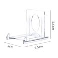 thumbnail image 5 of Acrylic Easel Stands Display Stands Adjustable Decorative Plate Holder for Office Home Stores Shops, 5 of 5
